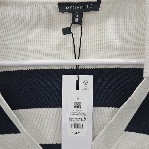 Cropped Polo Sweater - Picture 5 of 6